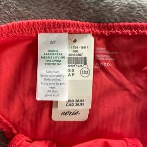 New with tags! Aerie Coral Bikini Bottom